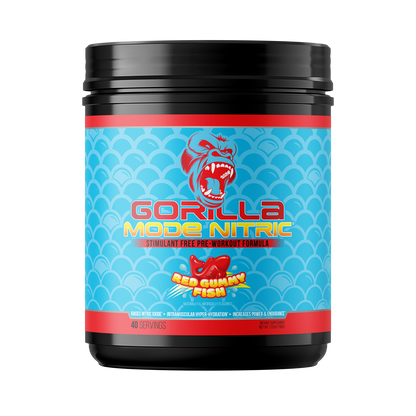 Gorilla Mode Nitric Upgraded Stimulant Free Pre Workout 768 Grams