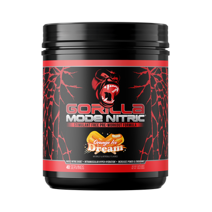 Gorilla Mode Nitric Upgraded Stimulant Free Pre Workout 768 Grams