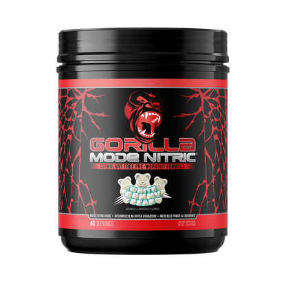 Gorilla Mode Nitric Upgraded Stimulant Free Pre Workout 768 Grams
