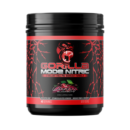Gorilla Mode Nitric Upgraded Stimulant Free Pre Workout 768 Grams