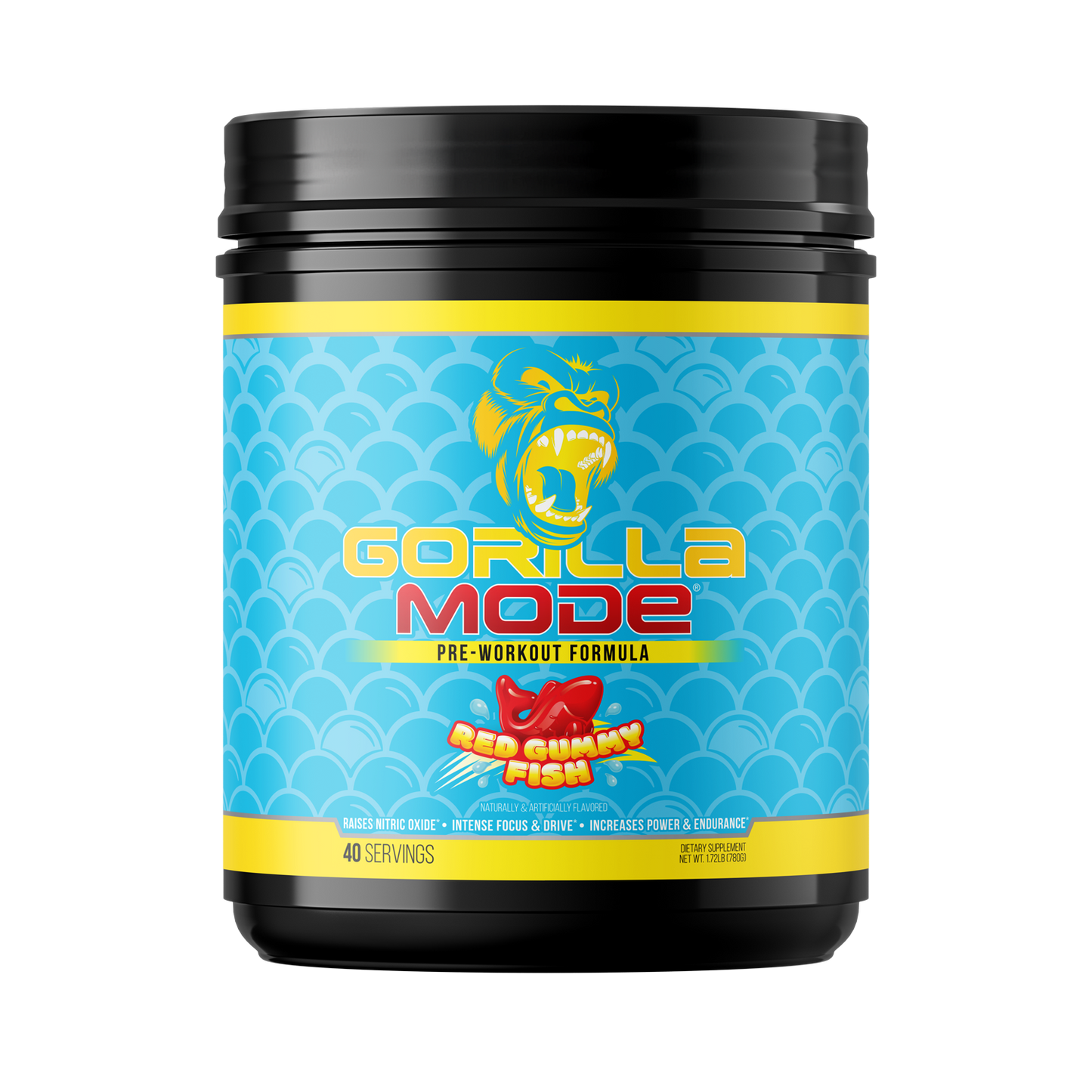 Gorilla Mode Pre Workout Massive Pumps Laser Focus Energy 792g