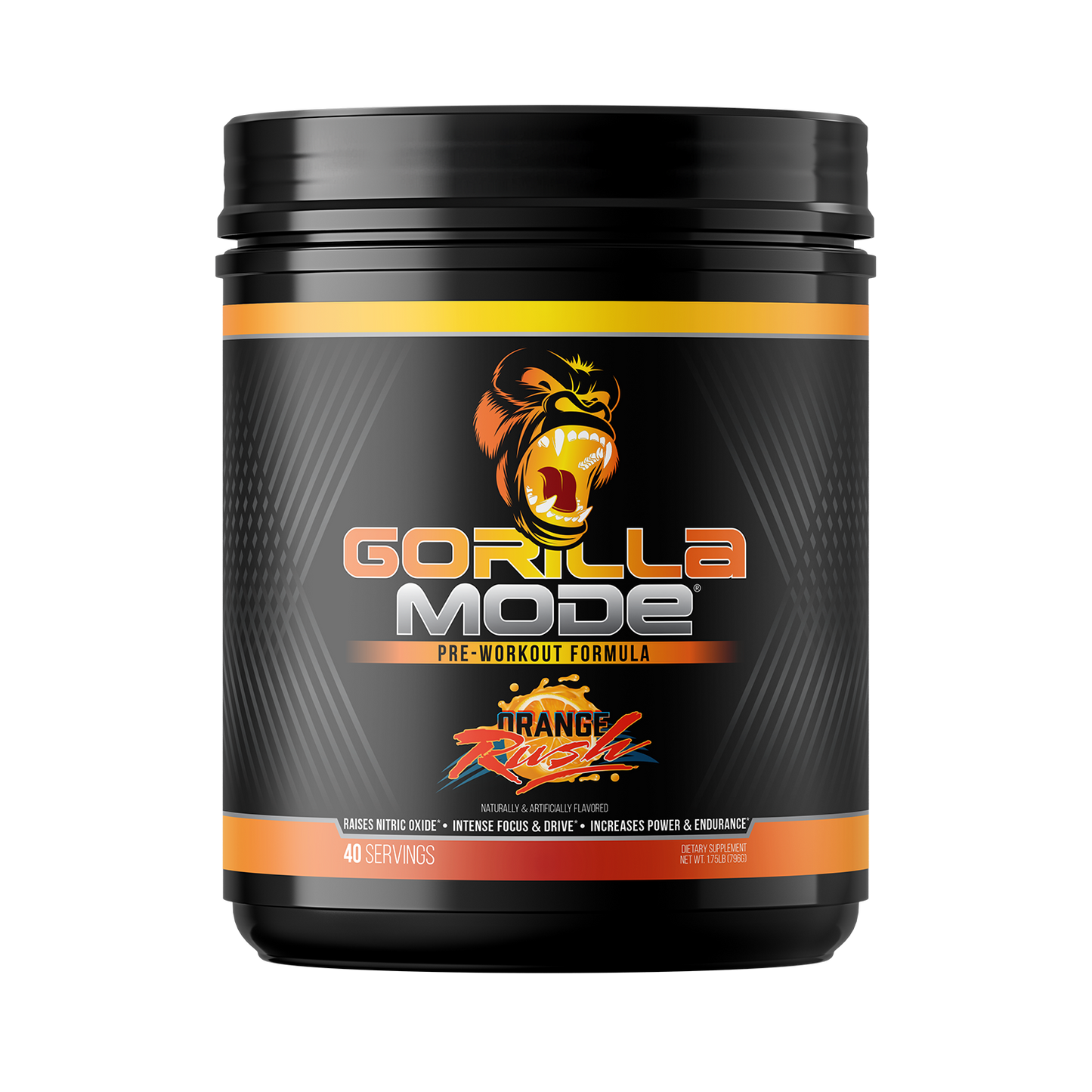 Gorilla Mode Pre Workout Massive Pumps Laser Focus Energy 792g