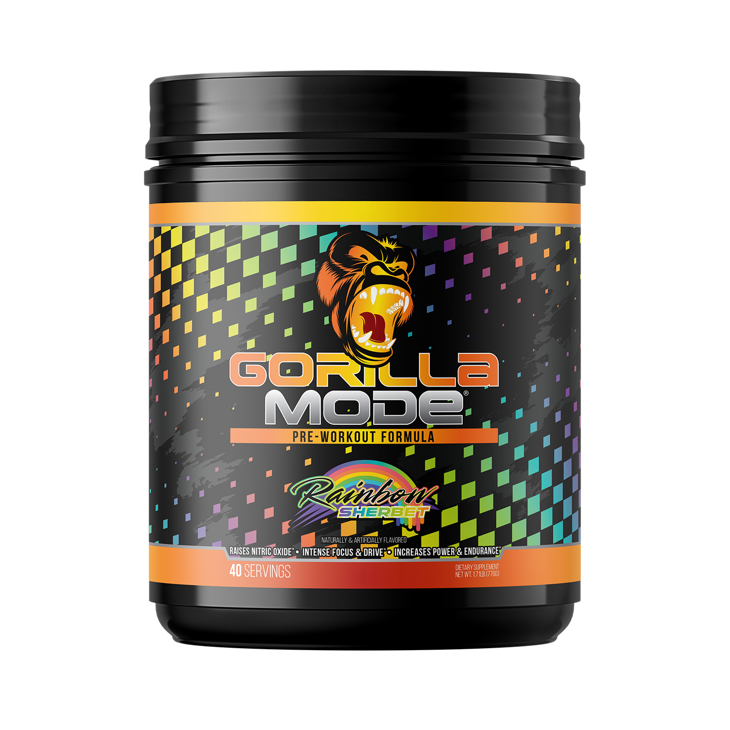 Gorilla Mode Pre Workout Massive Pumps Laser Focus Energy 792g