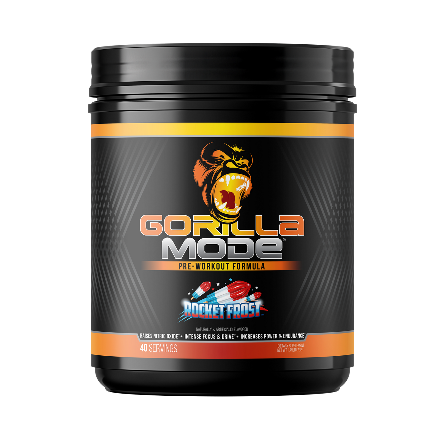 Gorilla Mode Pre Workout Massive Pumps Laser Focus Energy 792g