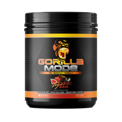Gorilla Mode Pre Workout Massive Pumps Laser Focus Energy 792g